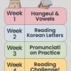 Learn Korean alphabet online