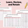 Build your own vocabulary section – Korean noun workbook